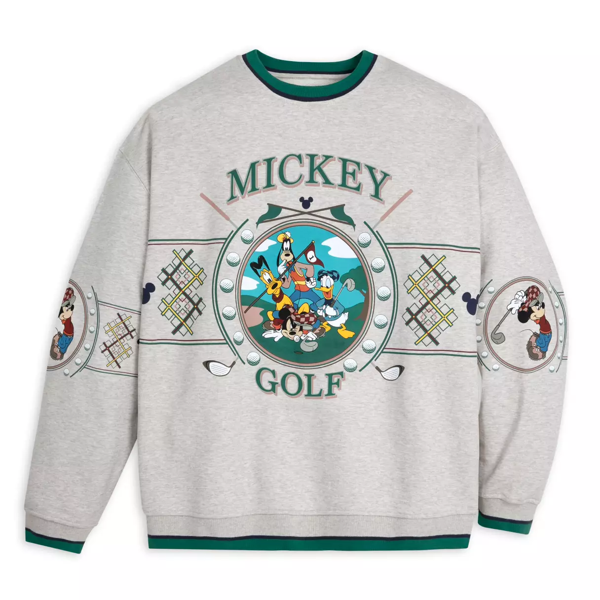 เสื้อฮู้ด วอร์ม สเวตเตอร์ Mickey mouse RED Portait M28 MICKEY Disney เสื้อมิคกี้ DISNEY GOLF ลายการ์ตูนมิคกี้ งาน DISNEY Golf ดำ