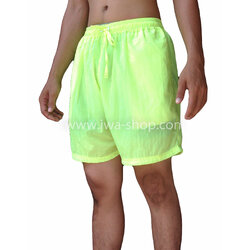 กางเกงขาสั้นชาย กางเกงสะท้อนแสง สีตอง