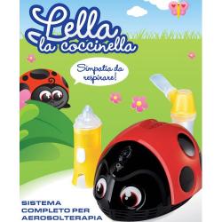 เครื่องพ่นยาหอบหืดตัวเต่าทอง ยี่ห้อ FLAEMNUOVA รุ่น LADY BUG (FLA-CO03) เหมาะสำหรับเด็ก ผลิตภัณฑ์ประเทศอิตาลี