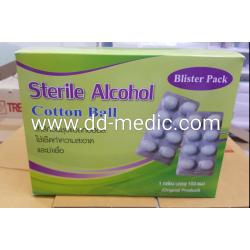 สำลีชุบแอลกอฮอล์สำเร็จ Alcohol Swab (แผงละ 8 ก้อน มี100แผง )