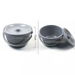 ถังพร้อมฝา พลาสติก สำหรับ เก้าอี้นั่งถ่าย