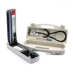 เครื่องวัดความดันโลหิตแบบตั้งโต๊ะ ยี่ห้อ YUWELL ชุดตรวจสุขภาพประกอบด้วย เครื่องวัดความดัน ปรอทวัดไข้ หูฟังตรวจสุขภาพ