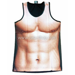 แขนกล้ามพื้นดำ สกรีนด้านหน้า เสื้อยืดลายกล้าม เสื้อสกรีนรูปกล้าม เสื้อสกรีนซิคแพค เสื้อลาย six pack เสื้อยืดพิมพ์ลายตลก เพาะกาย เสื้อลายกล้าม 3 มิติ เสื้อลายกล้าม 3d เสื้อสามมิติ