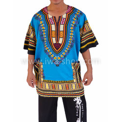 เสื้อลายชนเผ่า ฟ้า เสื้อลายจังโก้ ชุดโบฮีเมียน ชุดชนเผ่าแฟนซี เสื้อลายแอฟริกัน เสื้อชนเผ่า กะเหรี่ยง ชุดเที่ยวทะเล ชุดไปทะเลสไตล์ชนเผ่า