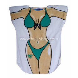 เสื้อลายบิกินี่ พื้นเขียว เสื้อยืดลายบิกินี่ เสื้อสกรีนลายบิกินี่ เสื้อลายชุดว่ายน้ำ เสื้อฮาๆ พิมพ์ลายเซ็กซี่ ชุดเดรสลายบิกินี่ ชุดไปทะเล ชุดเที่ยวทะเล เสื้อผ้าไปทะเล