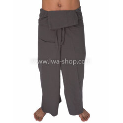 กางเกงเล กางเกงโยคะ ผ้าฝ้าย สีเทา
