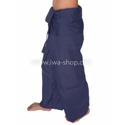 กางเกงเล กางเกงชายหาด ผ้าโทเร สีกรม