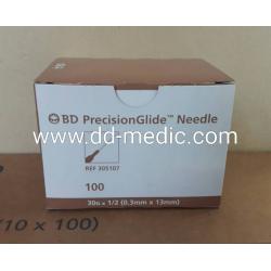 เข็มฉีดยา ยี่ห้อ BD เบอร์ 30 X 1/2" กล่องละ 100 อัน (America)