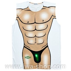 เสื้อลายกล้าม กางเกงเขียว เสื้อสกรีนซิคแพค เสื้อลายซิกแพค เสื้อลายบิกินี่ เสื้อลายชุดว่ายน้ำ เสื้อฮาๆ พิมพ์ลายเซ็กซี่ เสื้อลายกล้ามท้อง เสื้อลายนักกล้าม เสื้อแปลกๆ เสื้อกล้ามเพาะกาย