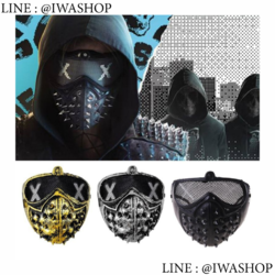 หน้ากากแฟนซี ผู้ชาย หน้ากากปาร์ตี้ฮาโลวีน หน้ากากคอสเพลย์ หน้ากากแฟนซี ครึ่งหน้า เพนท์บอล เกมยุทธวิธี