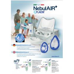 เครื่องพ่นยาหอบหืด ยี่ห้อ FLAEMNUOVA รุ่น NebulAIR+ ผลิตภัณฑ์ประเทศอิตาลี เหมาะสำหรับใช้งานคลินิกและโรงพยาบาล (มาแทนรุ่น F2000)