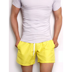 กางเกงขาสั้นชายหาด เหลือง