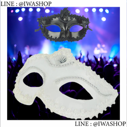 หน้ากากเจ้าหญิงครึ่งหน้า หน้ากากเต้นรำ ประดับคริสตัล หน้ากากปาร์ตี้ หน้ากากแฟนซี หน้ากากฮาโลวีน หน้ากากคอสเพลย์