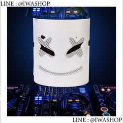 หน้ากาก Marshmallow DJ หน้ากากดีเจ ปาร์ตี้ หน้ากากแฟนซี ผู้ชาย หน้ากากแฟนซีเต็มหน้า หน้ากากปาร์ตี้ หน้ากากคอสเพลย์ DJ Marshmallow Party Cosplay