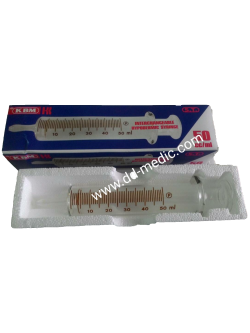 ไซริงค์สำหรับให้อาหาร ขนาด 50ml. มีแบบแก้ว และพลาสติก