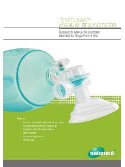ชุดช่วยหายใจมือบีบ รุ่น Dispo-Bag สำหรับใช้ครั้งเดียว (Disposable) ผู้ใหญ่