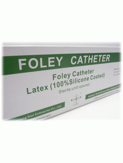 สายสวนปัสสาวะ foley catheter 2way /3way ยี่ห้อ Star กล่องละ 10 เส้น