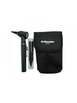 RIESTER ชุดตรวจหูรุ่น PEN SCOPE (Otoscope, หลอดไฟ Vacuum 2.7V, ด้ามขนาด AA) สีดำ (สอบถามและสั่งซื้อราคาพิเศษได้ทางไลน์ @ddmedic)