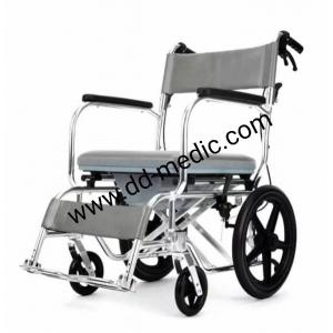 3in1 รถเข็นผู้ป่วย นั่งถ่ายและอาบน้ำ พับได้ แข็งแรง รับน้ำหนักได้ 100 กิโล (ขายดี)