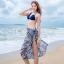 ผ้าชายทะเล ผ้าคลุมชายหาด ชีฟองลายม้าลาย