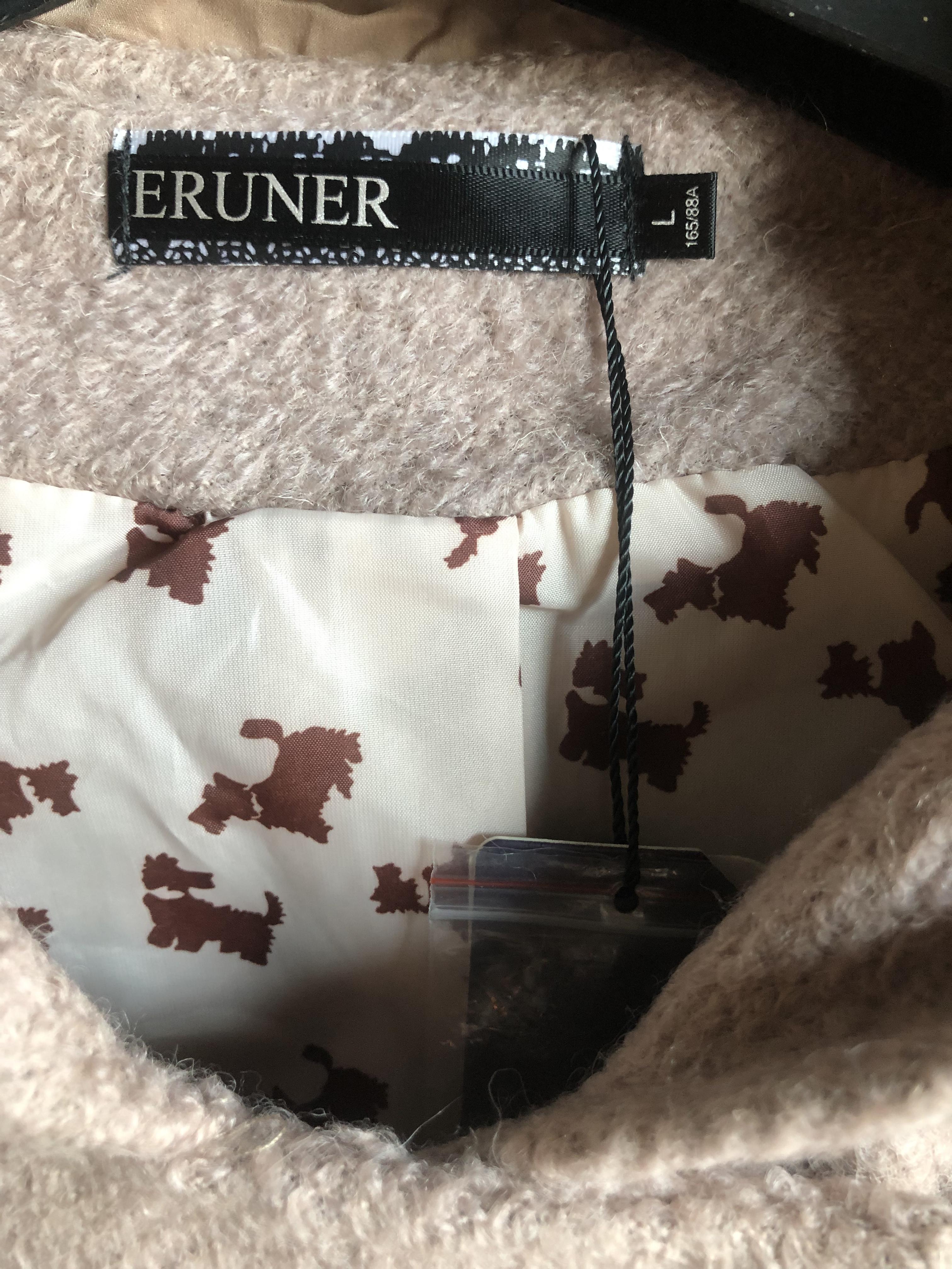Eruner เสื้อโค้ท เสื้อกันหนาว เนื้อผ้าสักหลาดวูล แบรนด์ ERUNER นู้ด