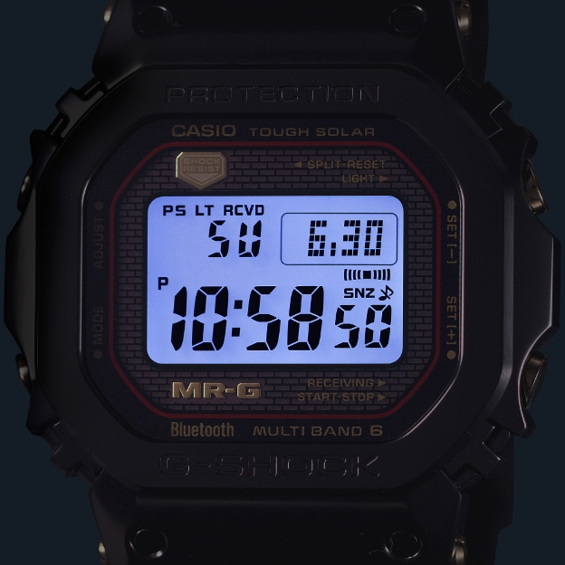 CASIO G-SHOCK นาฬิกาข้อมือ นาฬิกากันน้ำ นาฬิกาของแท้ ประกันศูนย์ CMG 1 ปี รุ่น MRG-B5000B-1 นาฬิกาสีดำ