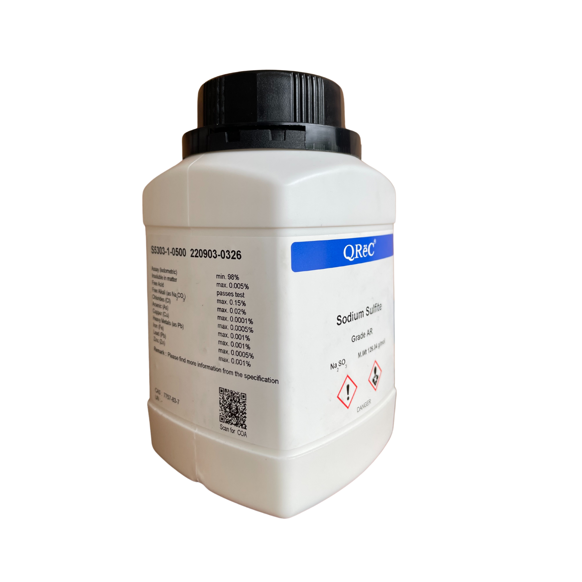 Sodium Sulfite, AR 500 g. QReC™
