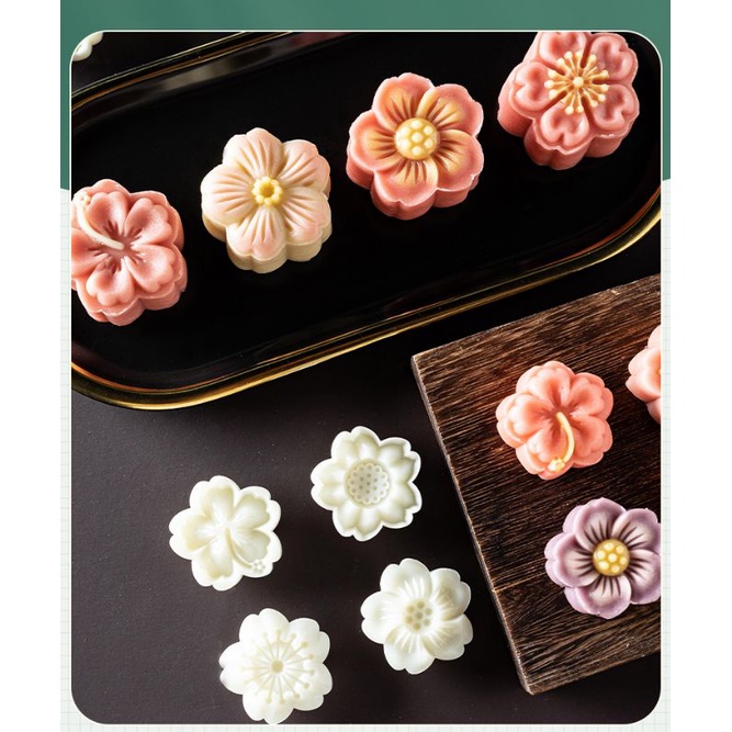 แม่พิมพ์กดขนมลายซากุระ 4ลาย(เลือกขนาด)