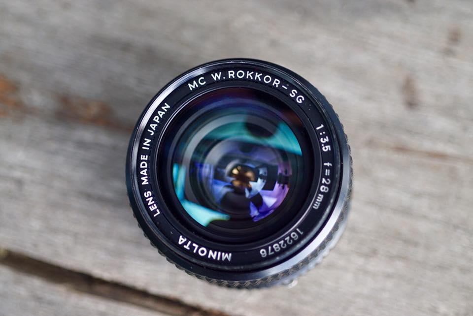 MINOLTA MC. W. ROKKOR-SG 28MM. F3.5 MD MOUNT