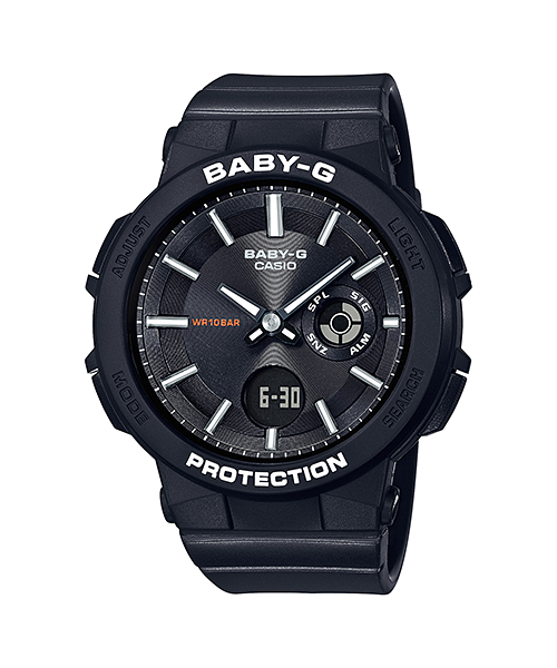 CASIO BABY-G นาฬิกาข้อมือ นาฬิกากันน้ำ นาฬิกาของแท้ ประกันศูนย์ CMG 1 ปี รุ่น BGA-255-1A นาฬิกาสีดำ