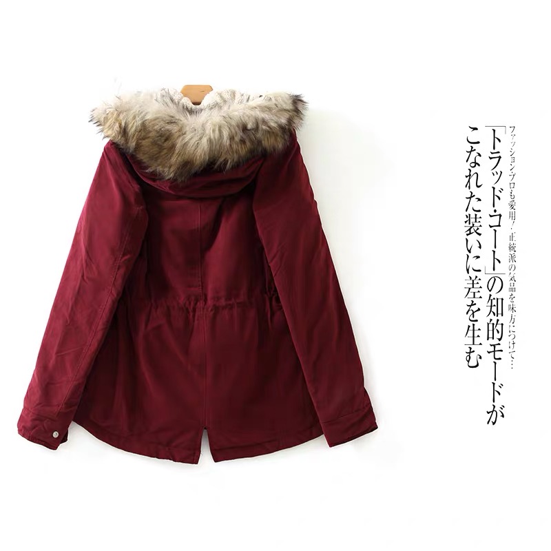 Only เสื้อโค้ทฮู้ดกันหนาว เสื้อปาร์กา parka สีดำ แบรนด์Only (ขนเฟอร์ถอดได้ค่ะ) ดำ