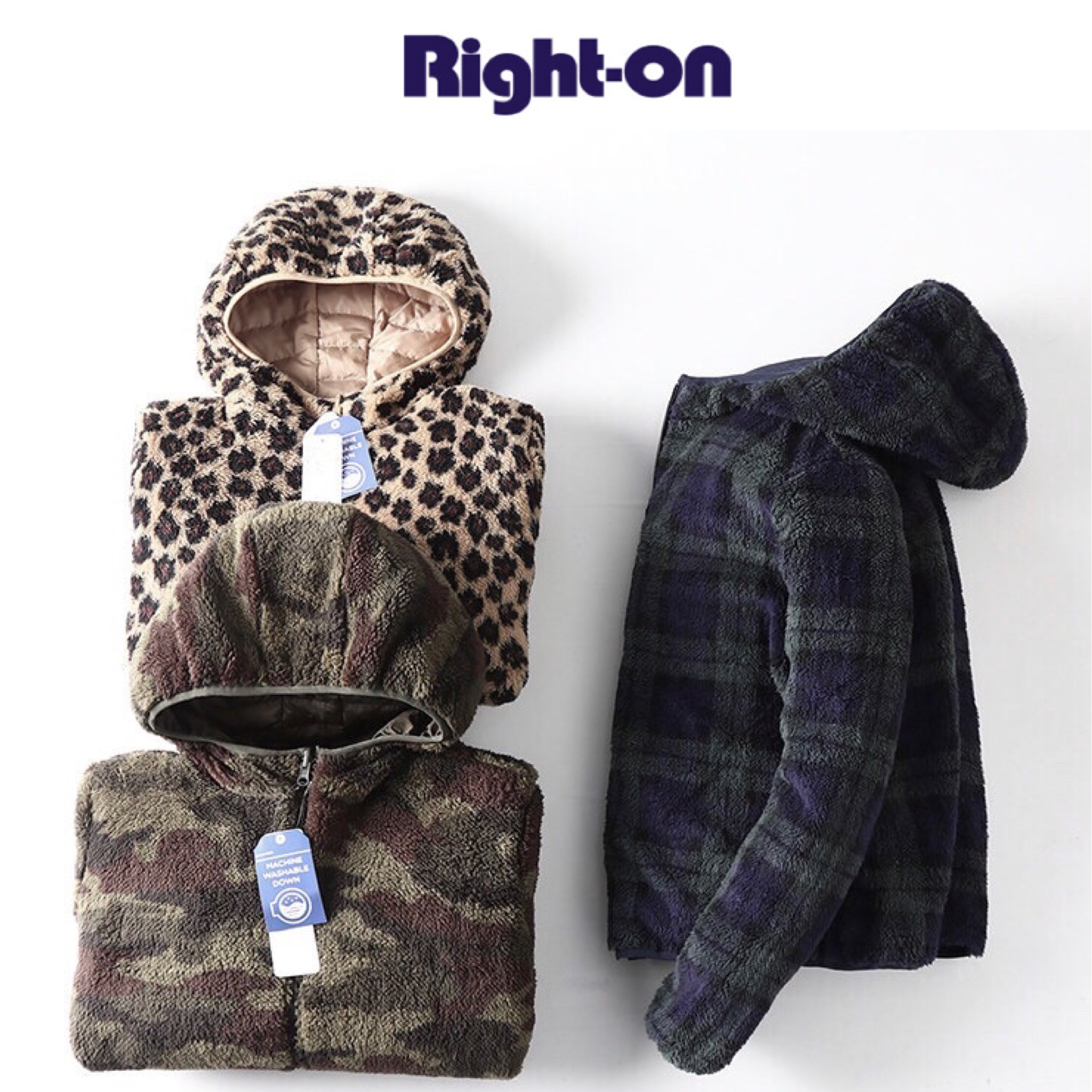 Light-on เสื้อฮู้ดขนเป็ด เสื้อขนเป็ดลายพราง ใส่ได้สองด้าน แบรนด์ LIGHT-on กันหนาวฮู้ดลาย พรางเขียวทหาร คะ down50%&Feather50% Size S/M/L สำเนา เขียว-ลายพราง