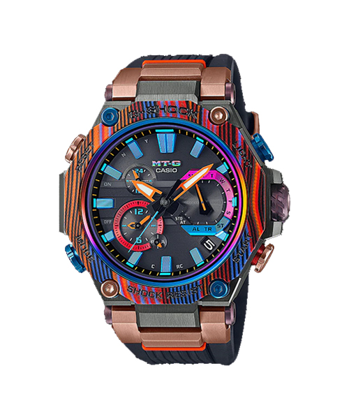 CASIO G-SHOCK นาฬิกาข้อมือ นาฬิกากันน้ำ นาฬิกาของแท้ ประกันศูนย์ CMG 1 ปี รุ่น MTG-B2000XMG-1 นาฬิกาสีน้ำตาล