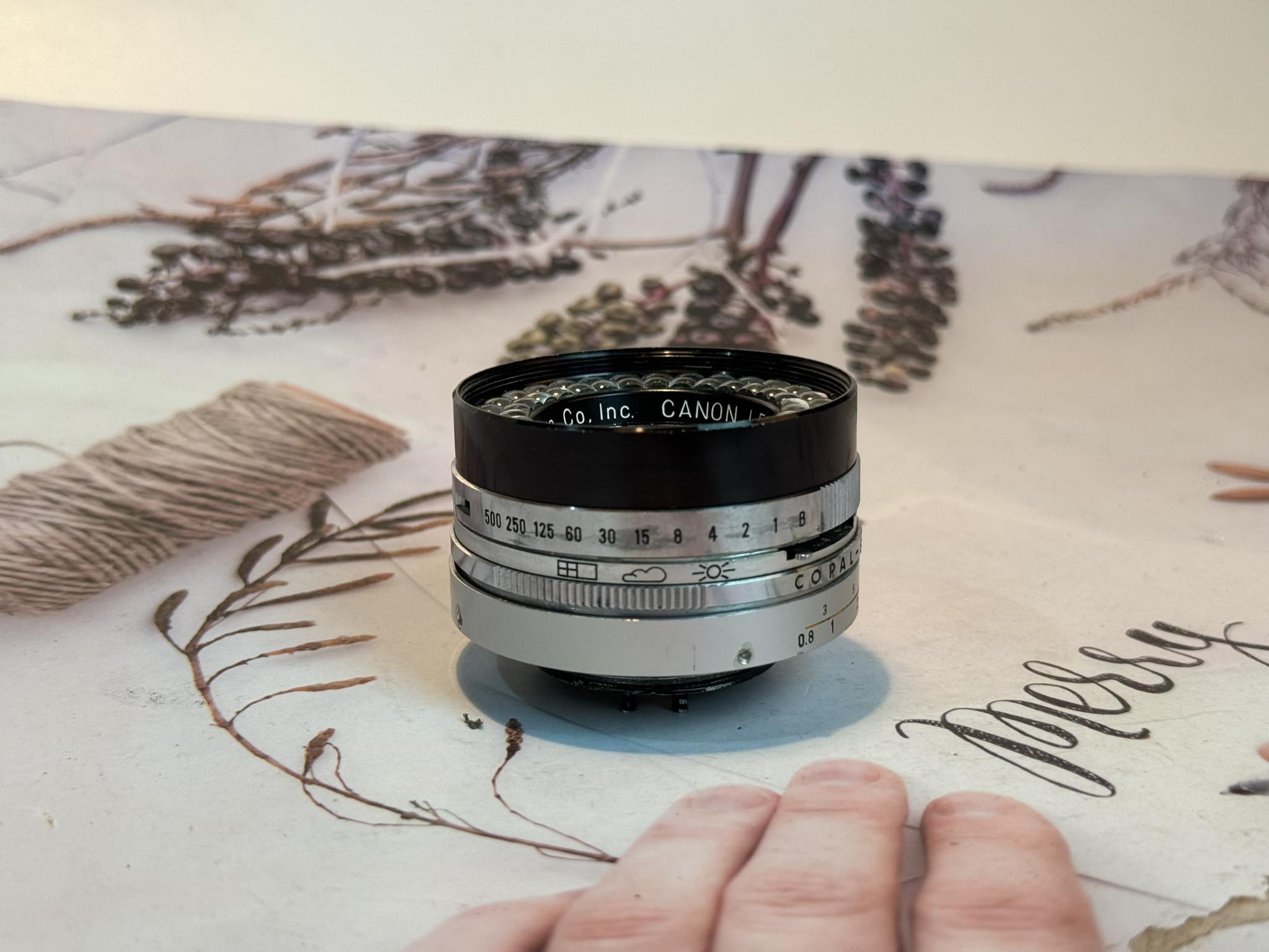 CANON LENS SE 45MM.F1.9 MODIFIED M39 MOUNT