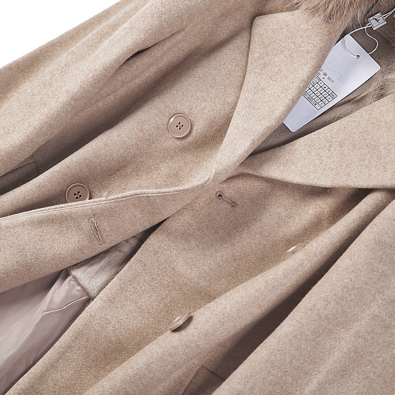 เสื้อโค้ท โค้ทวูลแต่งเฟอร์ เสื้อกันหนาว Trench coat โค้ทยาว ปกเฟอร์ trench coat fur collar ✨GIADA ✨ (ปกเฟอร์ถอดได้ค่ะ) WY1284