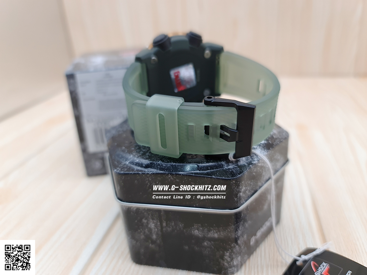 CASIO G-SHOCK นาฬิกาข้อมือ นาฬิกากันน้ำ นาฬิกาของแท้ ประกันศูนย์ CMG 1 ปี รุ่น GA-2000HC-3A นาฬิกาสีเขียว