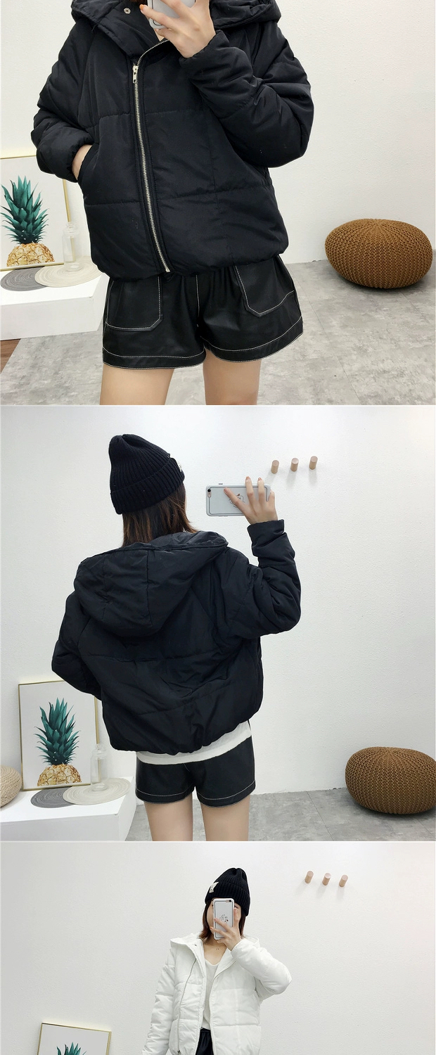 Paul pad เสื้อฮูทกันหนาว ฮูท สีขาว บุนวมอุ่น แบรนด์PAUL PRAD แบบน่ารัก สวยอุ่นคะ size:S/M/L ขาว