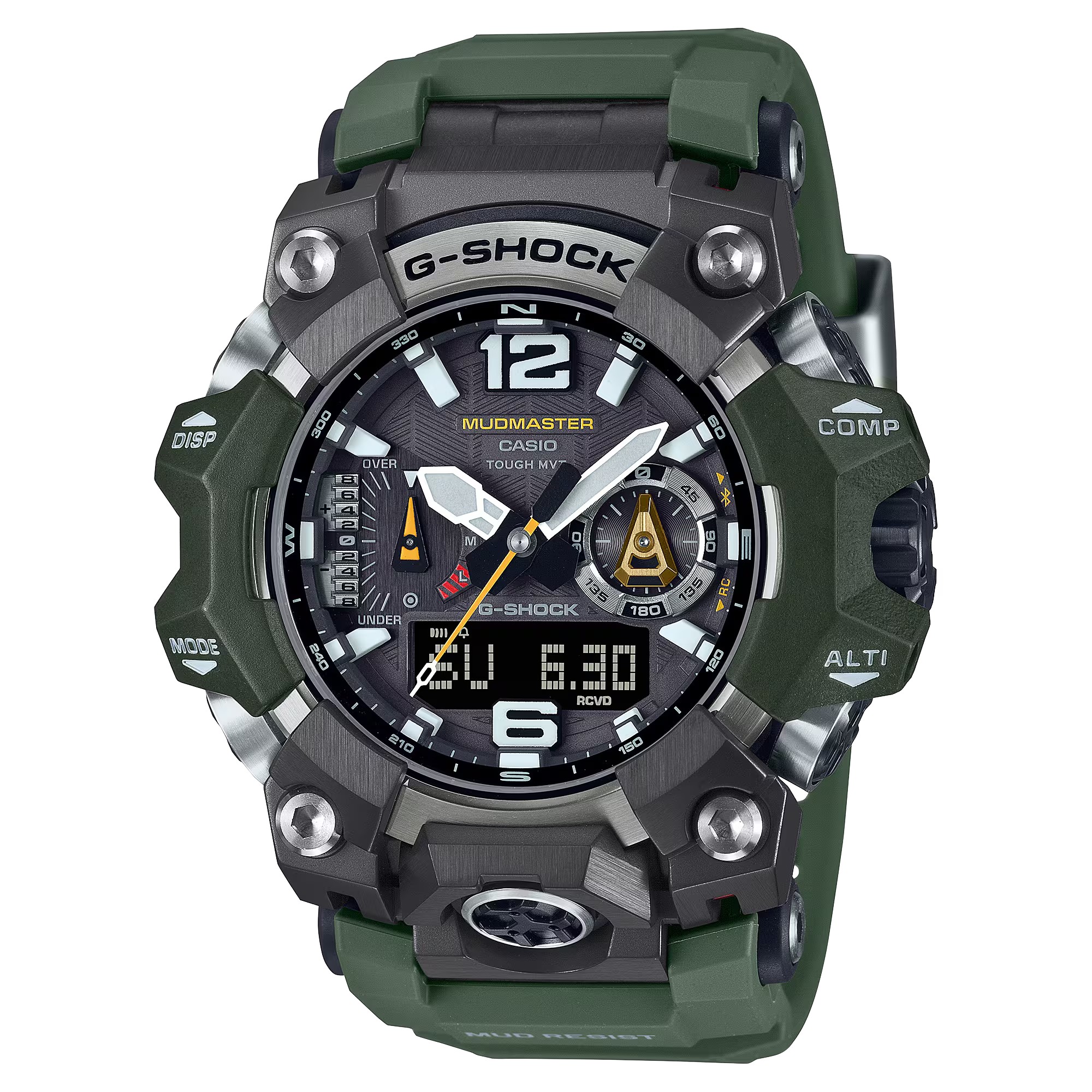 CASIO G-SHOCK นาฬิกาข้อมือ นาฬิกากันน้ำ นาฬิกาของแท้ ประกันศูนย์ CMG 1 ปี รุ่น GWG-ฺB1000-3A นาฬิกาสีเขียว
