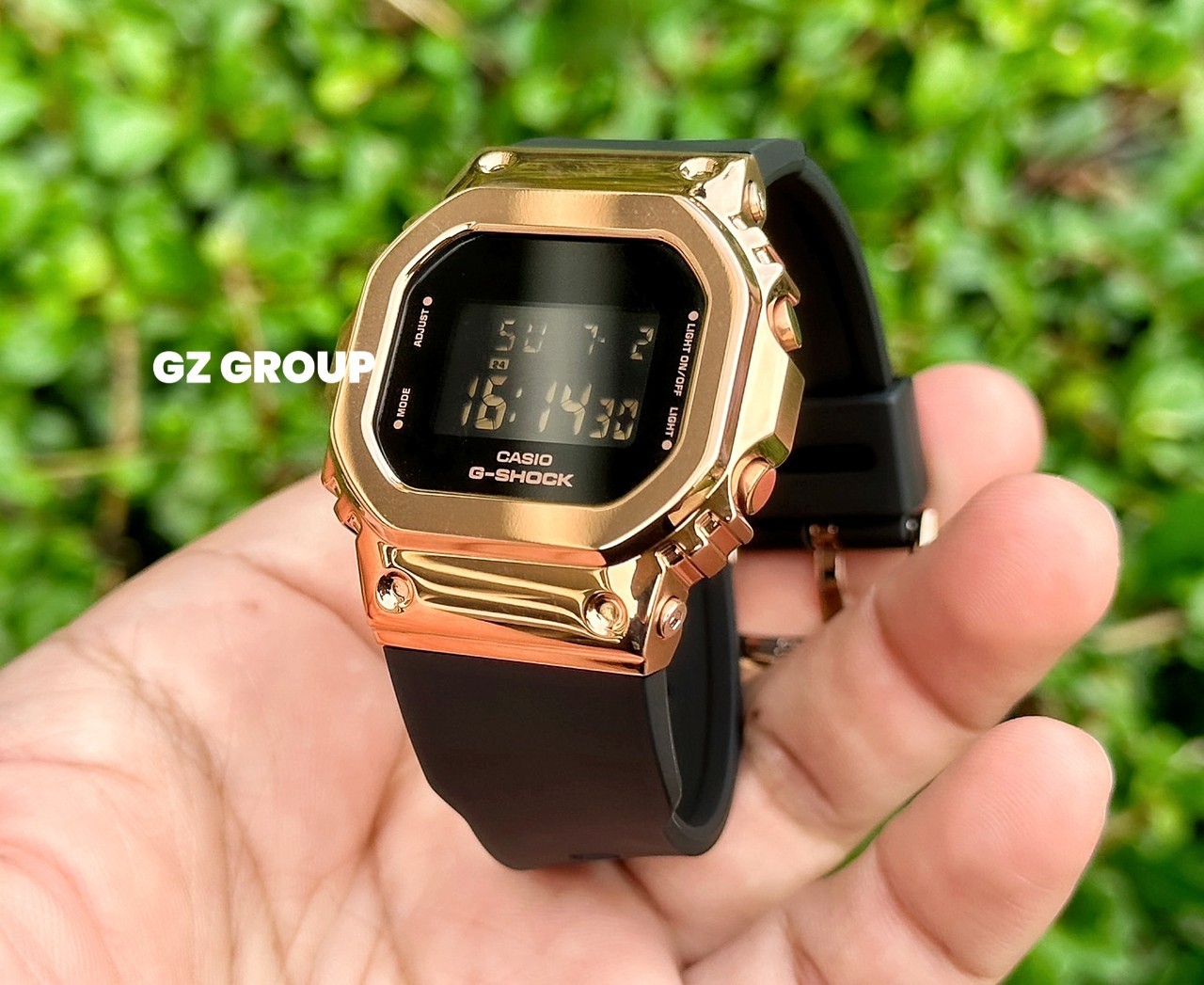 CASIO MID YEAR SALE G-SHOCK พร้อมส่ง นาฬิกาข้อมือ นาฬิกากันน้ำ นาฬิกาของแท้ ประกันศูนย์ CMG 1 ปี รุ่น GM-S5600PG-1 นาฬิกาสีดำ