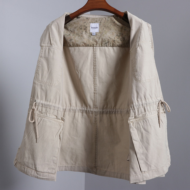 Kensie เสื้อเขียวทหาร เสื้อนอกแนวทหาร แบรนด์KENSIE JEANS (canada )แพทเทินสวย เท่ห์มาก คะ Size S/M/L/XL เขียว