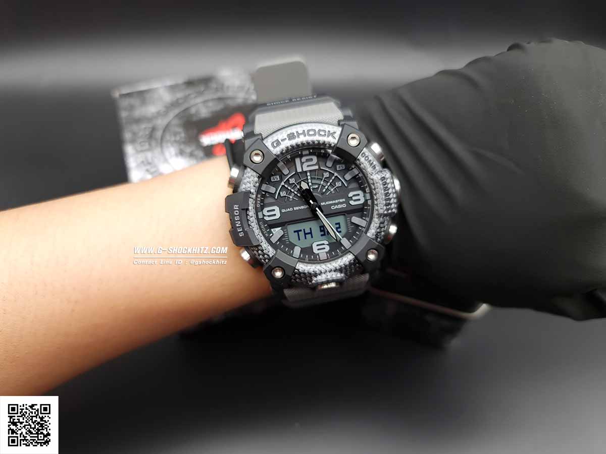 CASIO G-SHOCK นาฬิกาข้อมือ นาฬิกากันน้ำ นาฬิกาของแท้ ประกันศูนย์ CMG 1 ปี รุ่น GG-B100-8A นาฬิกาสีดำ