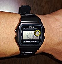 CASIO MID YEAR SALE นาฬิกาคาสิโอ พร้อมส่ง นาฬิกาข้อมือ นาฬิกากันน้ำ นาฬิกาของแท้ BTS ประกันศูนย์ CMG 1 ปี รุ่น F-94WA-9D นาฬิกาสีดำ