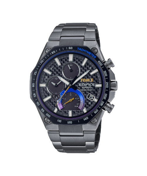 CASIO EDIFICE นาฬิกาข้อมือ นาฬิกากันน้ำ นาฬิกาของแท้ ประกันศูนย์ CMG 1 ปี รุ่น EQB-1100TMS-1A นาฬิกาสีดำ