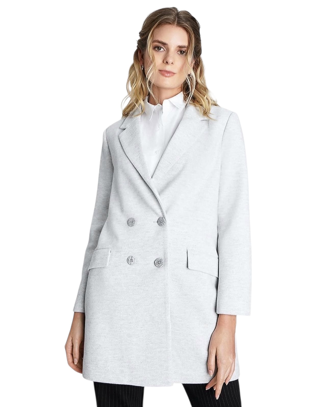 Love tree เสื้อโค้ทกันหนาว เสื้อกันหนาว overcoat โค้ทวูล สีcamel belt coat สีครีมเบจ แบรนด์ O'STIN Camel