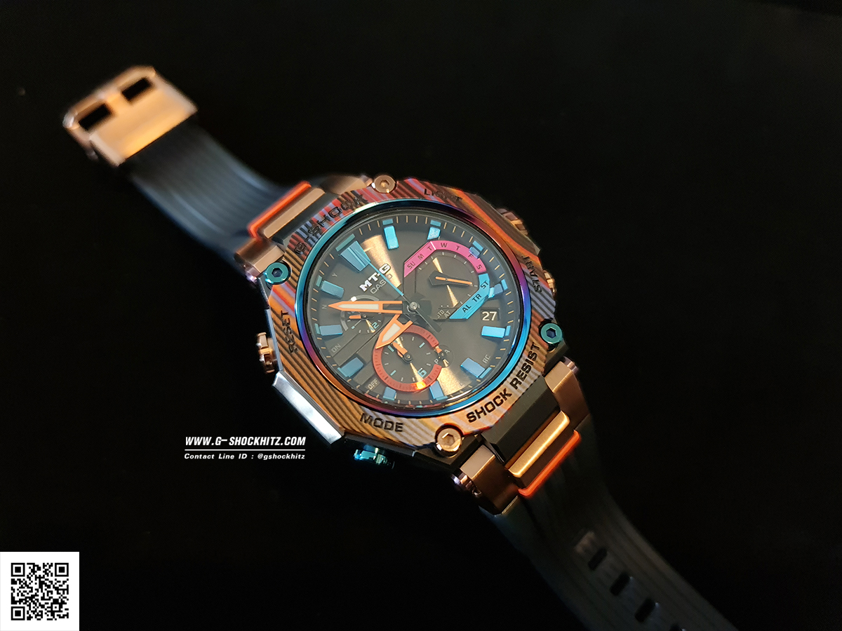 CASIO G-SHOCK นาฬิกาข้อมือ นาฬิกากันน้ำ นาฬิกาของแท้ ประกันศูนย์ CMG 1 ปี รุ่น MTG-B2000XMG-1 นาฬิกาสีน้ำตาล