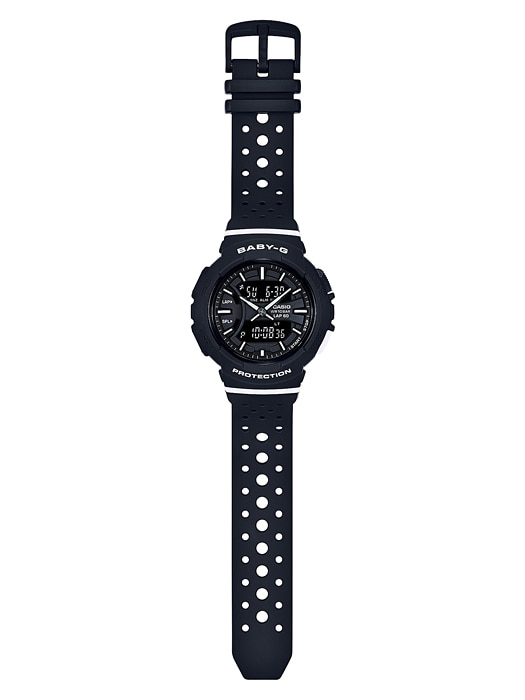 CASIO BABY-G นาฬิกาข้อมือ นาฬิกากันน้ำ นาฬิกาของแท้ ประกันศูนย์ CMG 1 ปี รุ่น BGA-240-2A1 นาฬิกาสีดำ