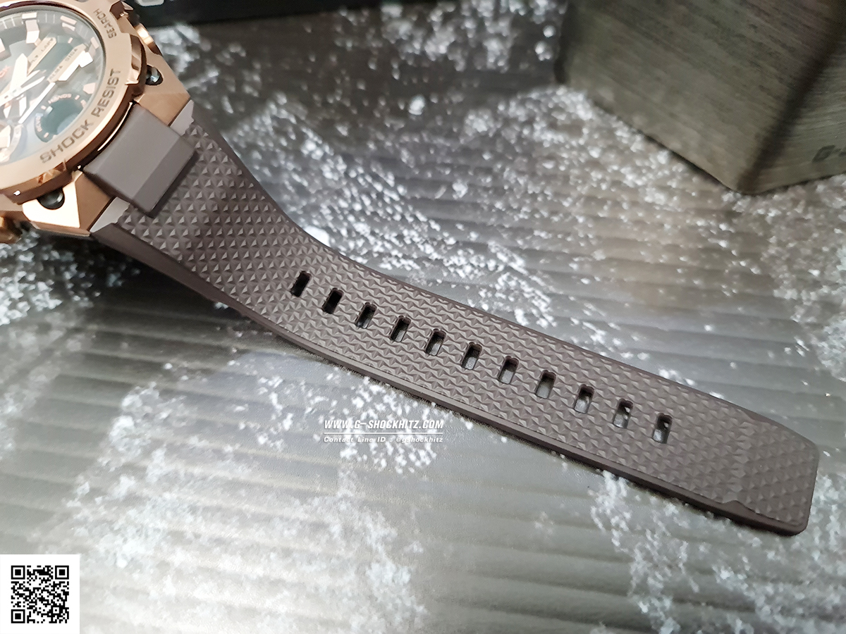 CASIO G-SHOCK นาฬิกาข้อมือ นาฬิกากันน้ำ นาฬิกาของแท้ ประกันศูนย์ CMG 1 ปี รุ่น GST-B400MV-5A นาฬิกาสีน้ำตาล