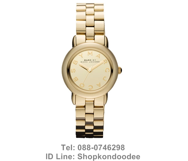 Marc by Marc Jacobs MBM3174 Women's Mini Marci Mirror Gold Tone Dial Gold Tone Steel Bracelet Watch