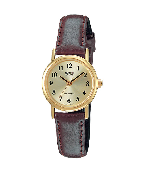 CASIO นาฬิกาคาสิโอ นาฬิกาข้อมือ นาฬิกากันน้ำ นาฬิกาของแท้ ประกันศูนย์ CMG 1 ปี รุ่น MTP-1095Q-9B1 นาฬิกาสีน้ำตาล