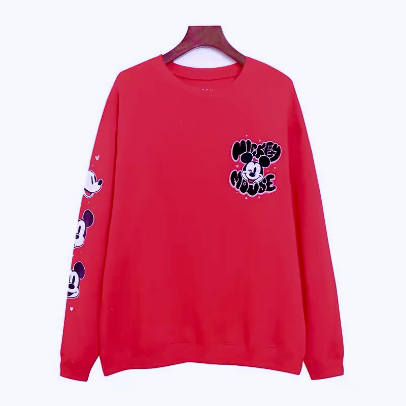 เสื้อ sweatshirt Mickey วอร์ม สเวตเตอร์ Disney เสื้อมิคกี้ mickey Vintage แขนยาว สีดำ ลายการ์ตูนมิคกี้ งาน DISNEYงานสวย มาก สำเนา สำเนา สำเนา สำเนา สำเนา สำเนา ดำ